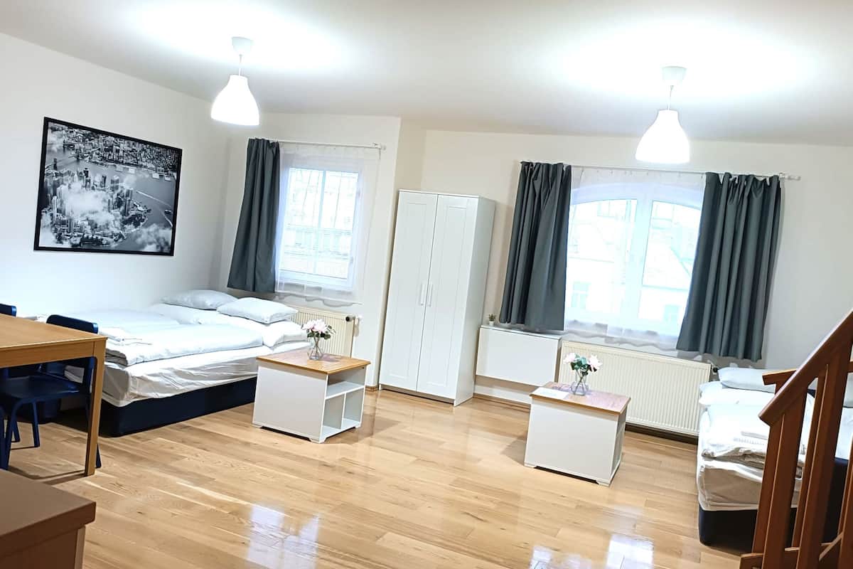 Panoramic Apartment | Laptop workspace, soundproofing, iron/ironing board, WiFi (free)