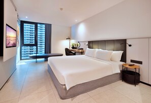 Deluxe kamer, 1 kingsize bed (Plus) | Kameruitzicht