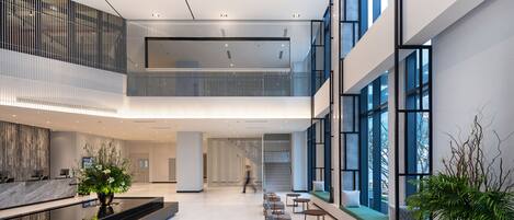 Sala de estar en el lobby