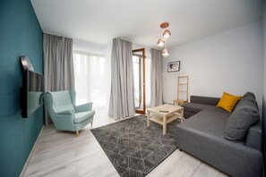Business Studio Suite, Terrace (Maratonska 3/27) | Living area - Very Berry Maratońska 3 (Poznan)