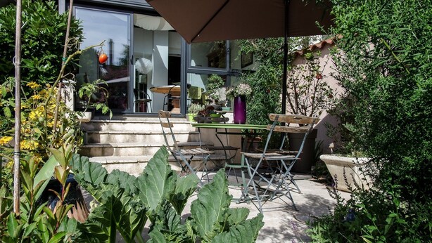 Terrace/patio - Maison d'hôtes Des Toits en Ville B&B (Villeurbanne)