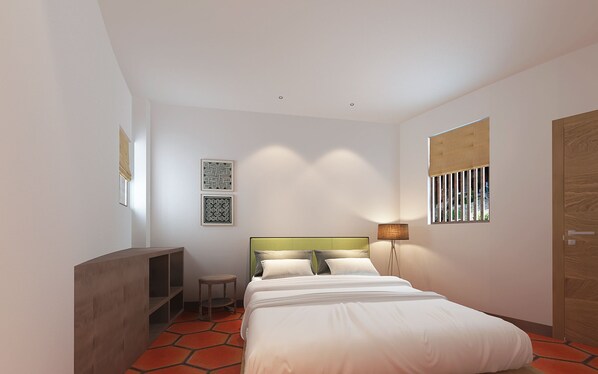 Romantic Double Room | Desk, blackout curtains, free WiFi