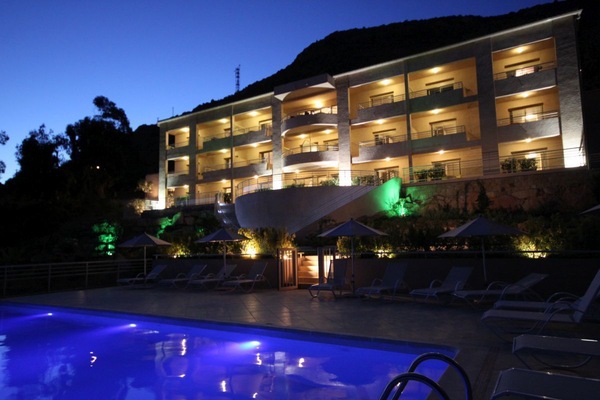 Front of property – evening/night