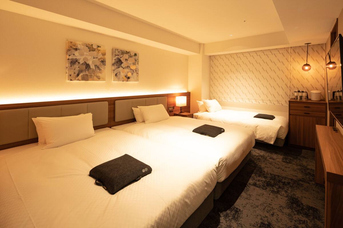 Deluxe Twin Room, Non Smoking, for 3 Guests | Free WiFi, bed sheets