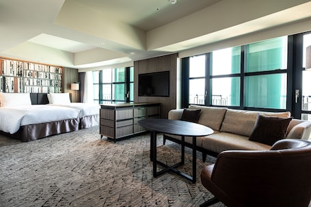 In-room safe, blackout drapes, free WiFi, bed sheets. THE BASICS FUKUOKA