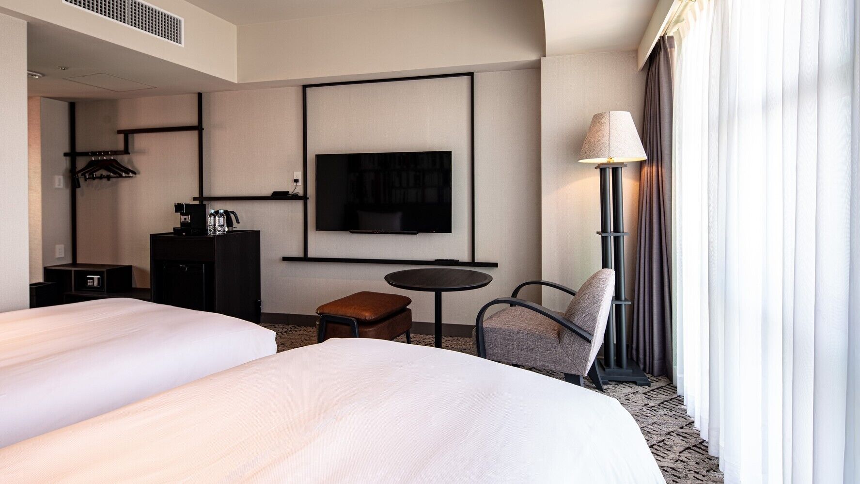 In-room safe, blackout drapes, WiFi (free), bed sheets