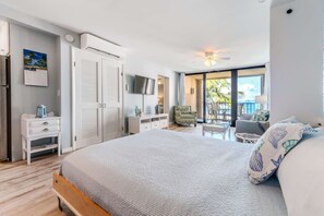 1 habitación, tabla de planchar con plancha, cuna de viaje y wifi 