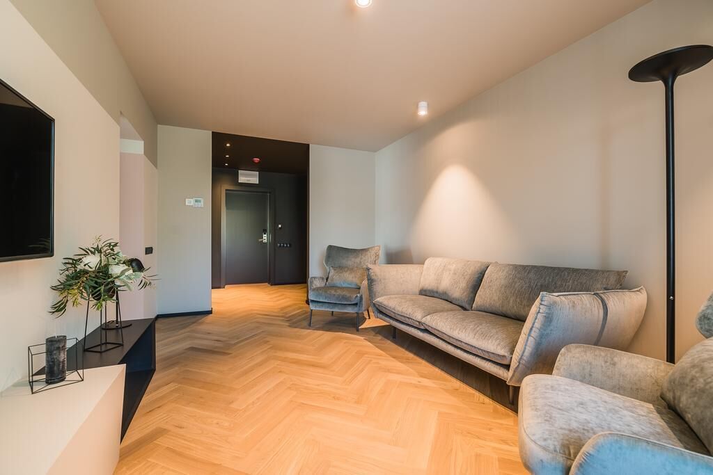 Flat-screen TV, streaming services