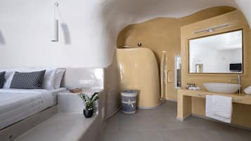 Häämatkastudiosviitti, poreamme | Egyptinpuuvillaiset lakanat, ylelliset vuodevaatteet