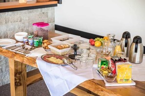 Kontinental morgenmad hver dag mod et gebyr