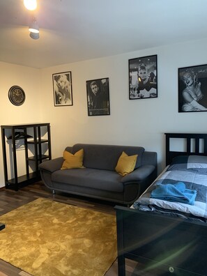 Studio | Living area | Flat-screen TV, DVD player