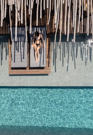 Superior Studio Suite, Sharing Pool (Fokos) | Terassi/patio