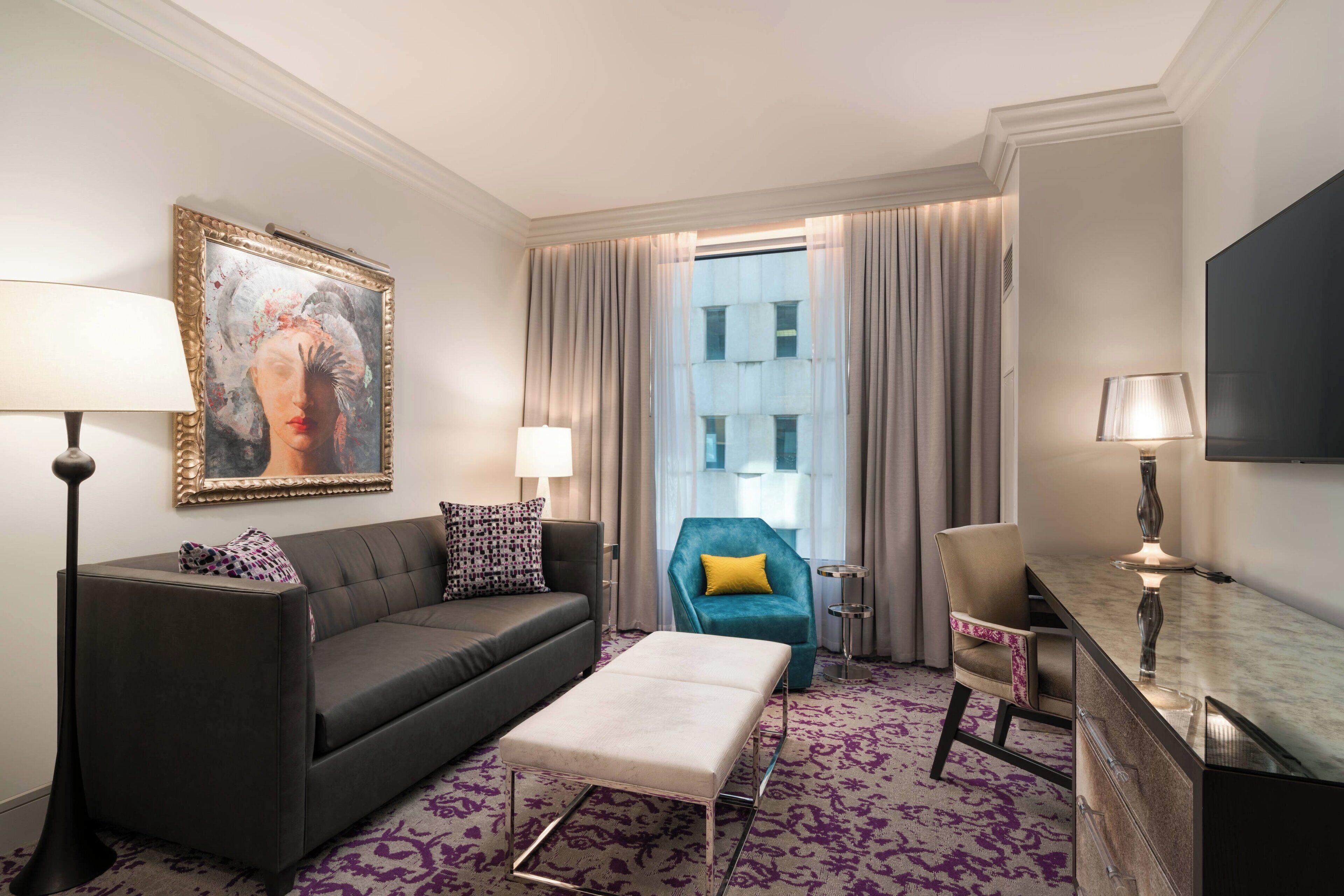 suite, 1 bedroom, non smoking | living room | tv, pay films