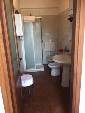 Shower, bidet, towels, soap - Agriturismo Cargandino (Mezzomerico)