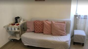 Comfort-Doppelzimmer | Wohnzimmer | Flachbildfernseher