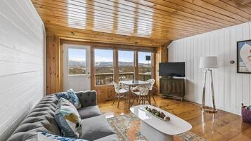 TV, fireplace, DVD player