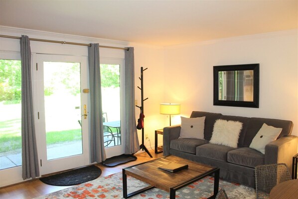 House | Living room | Flat-screen TV, fireplace, DVD player - Topnotch_463 (Stowe)