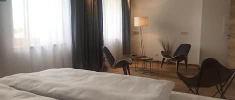 Hochwertige Bettwaren, individuell eingerichtet