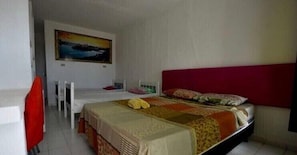 Minibar, bed sheets