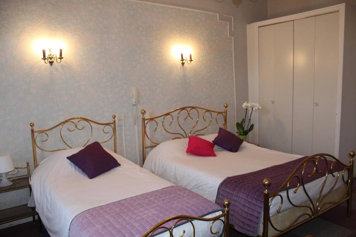 desk, blackout curtains, iron/ironing board, free wifi