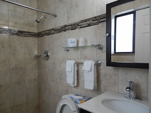 Suite Studio Deluxe | Salle de bain | Serviettes fournies