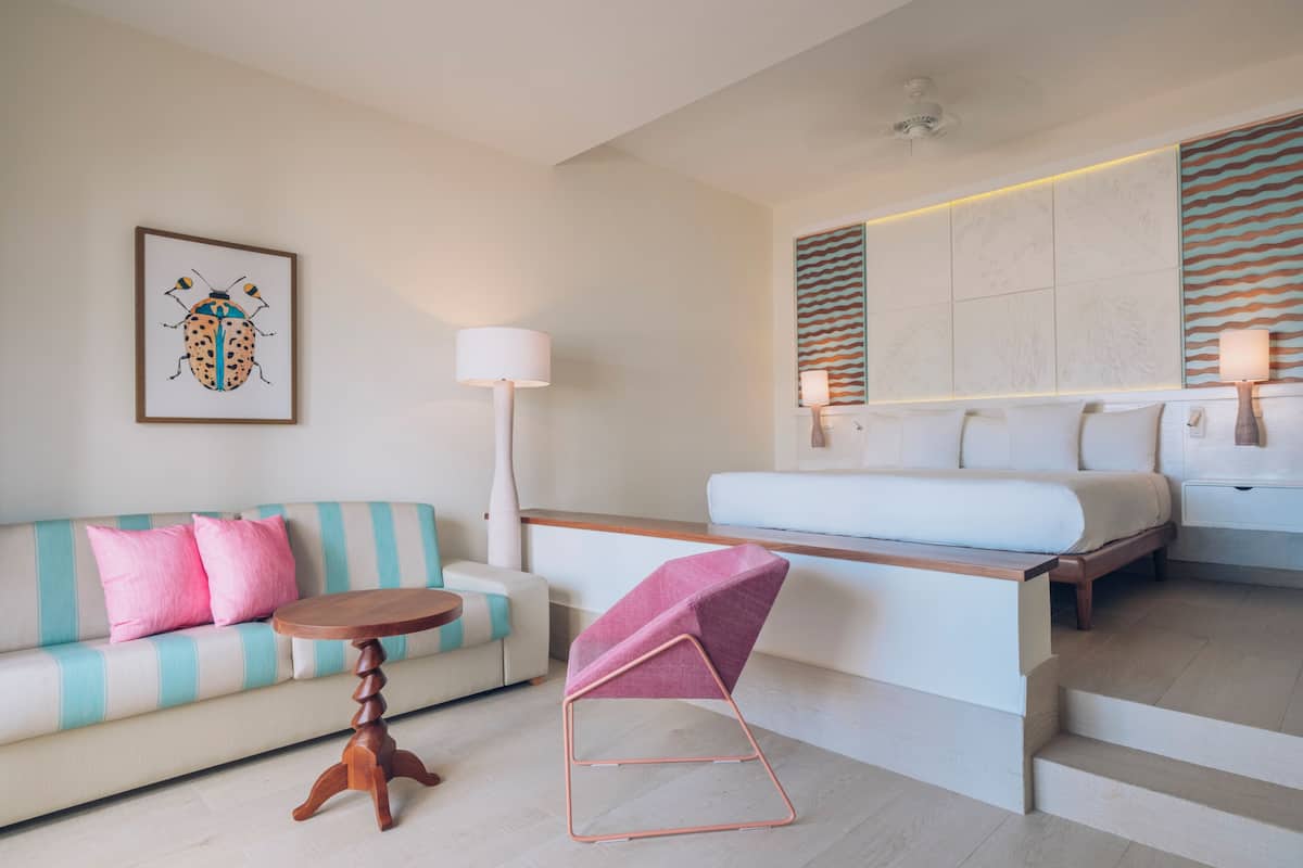 1 habitación y ropa de cama de alta calidad