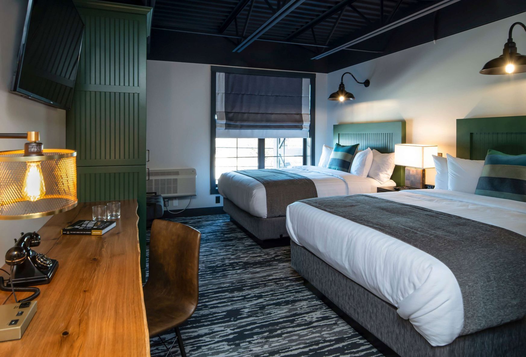 Premium bedding, pillowtop beds, individually decorated