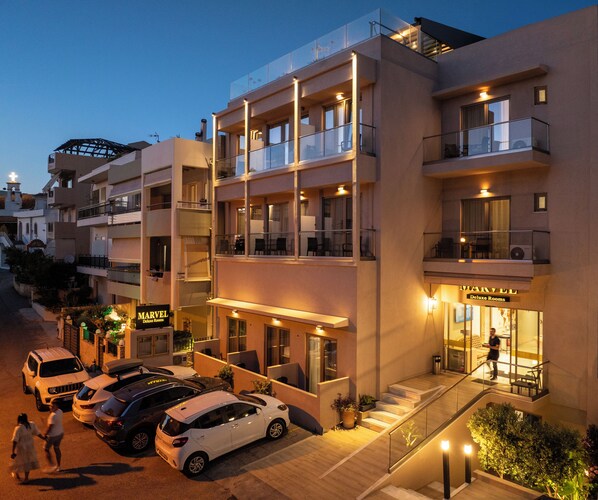 Voorkant van accommodatie