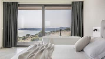 4 phòng ngủ, bộ trải giường bằng vải cotton Ai Cập