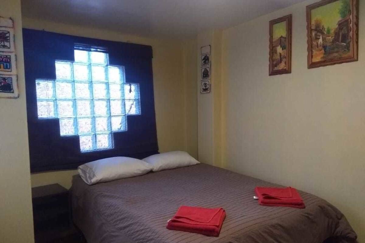 Desk, laptop workspace, free WiFi, bed sheets