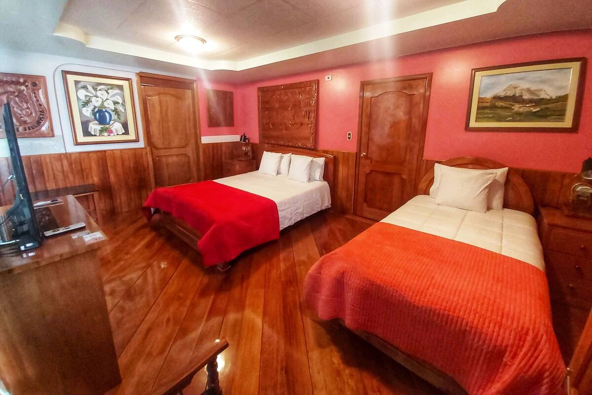Premium bedding, down duvets, free WiFi, individually decorated