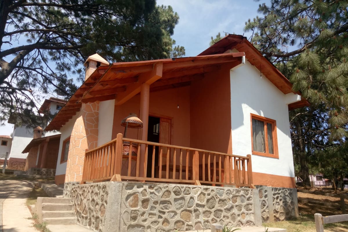 Cabaña familiar, 3 habitaciones (1) | Balcón