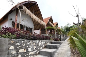 Chambre Deluxe avec lits jumeaux | Terrasse/Patio