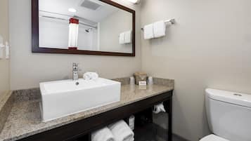 Free toiletries, towels, soap, shampoo