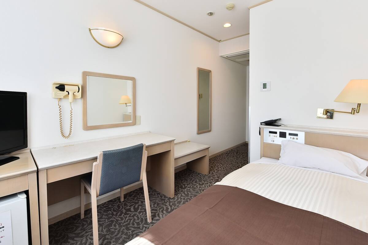 Desk, soundproofing, WiFi (free), bed sheets