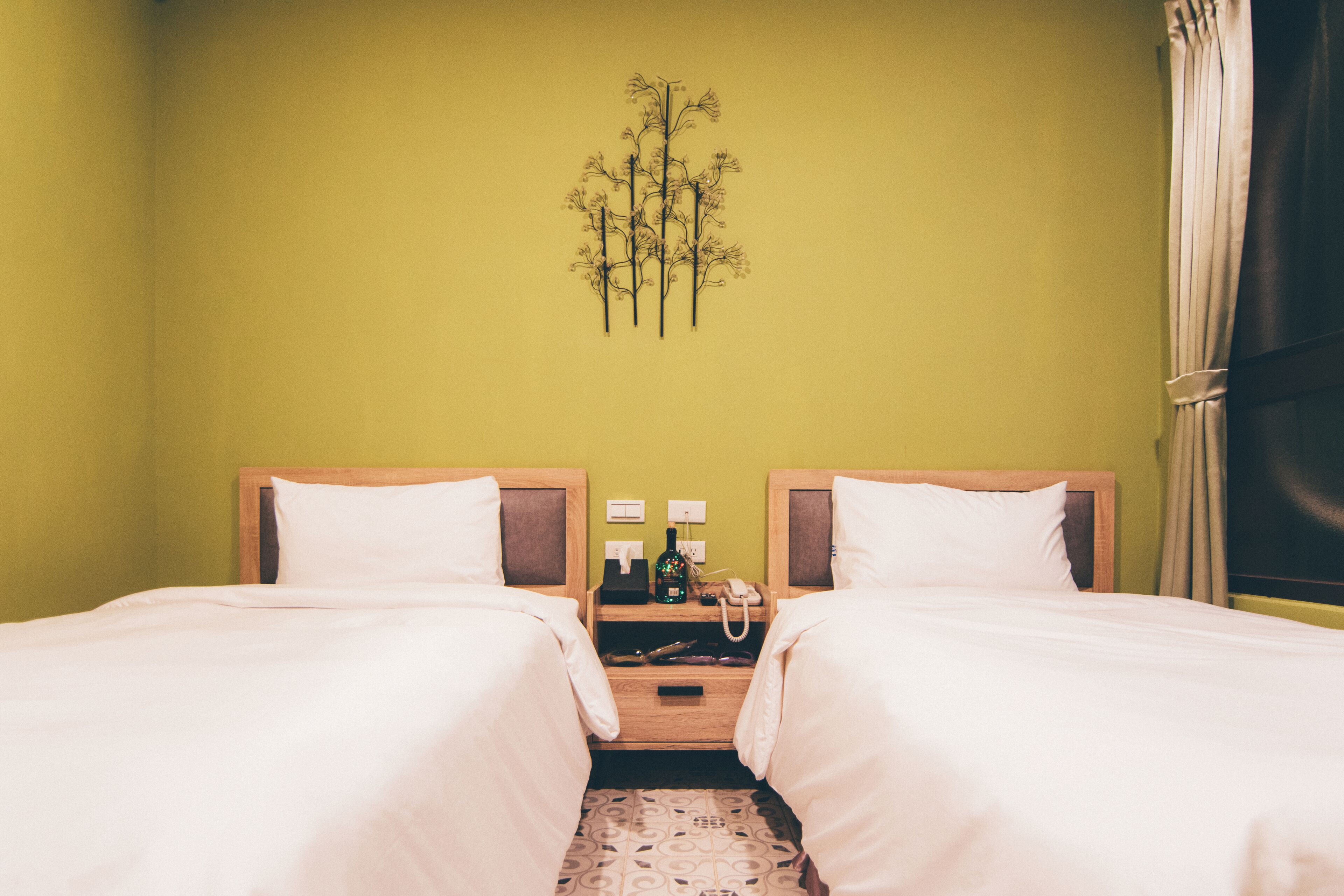 Classic-Zweibettzimmer | Bettwäsche aus ägyptischer Baumwolle, hochwertige Bettwaren