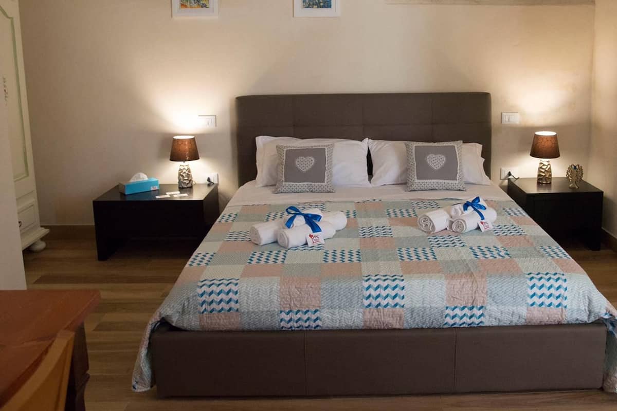 Comfort Quadruple Room, Accessible, Garden Area | Premium bedding, down comforters, memory foam beds