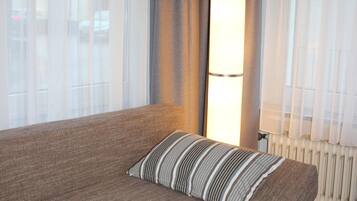 In-room safe, blackout drapes, soundproofing, free WiFi