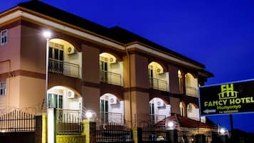 Front of property – evening/night