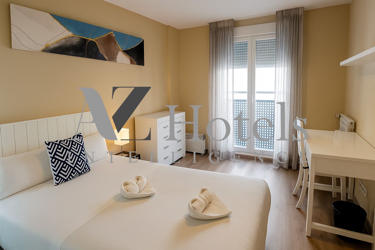 بديكورات فريدة لكل غرفة ومكتب وواي فاي مجانًا وملاءات أسرّة