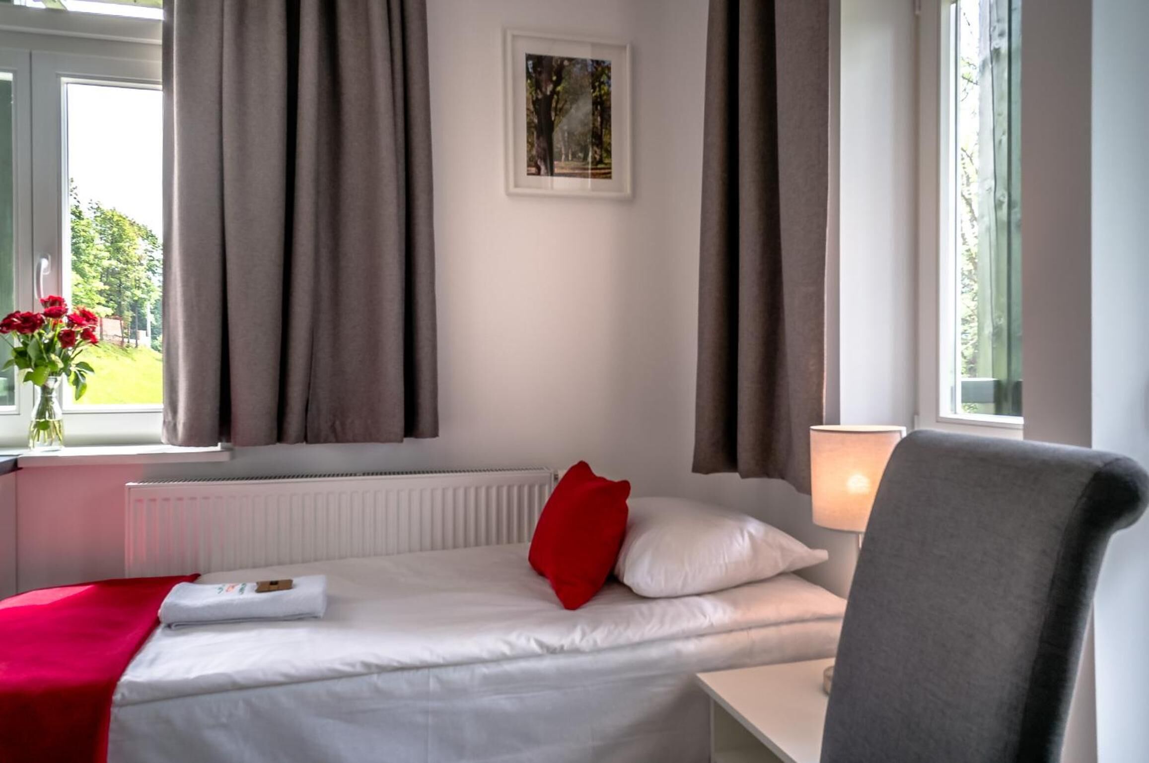 Laptop workspace, free WiFi