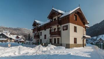 Majoituspaikan julkisivu