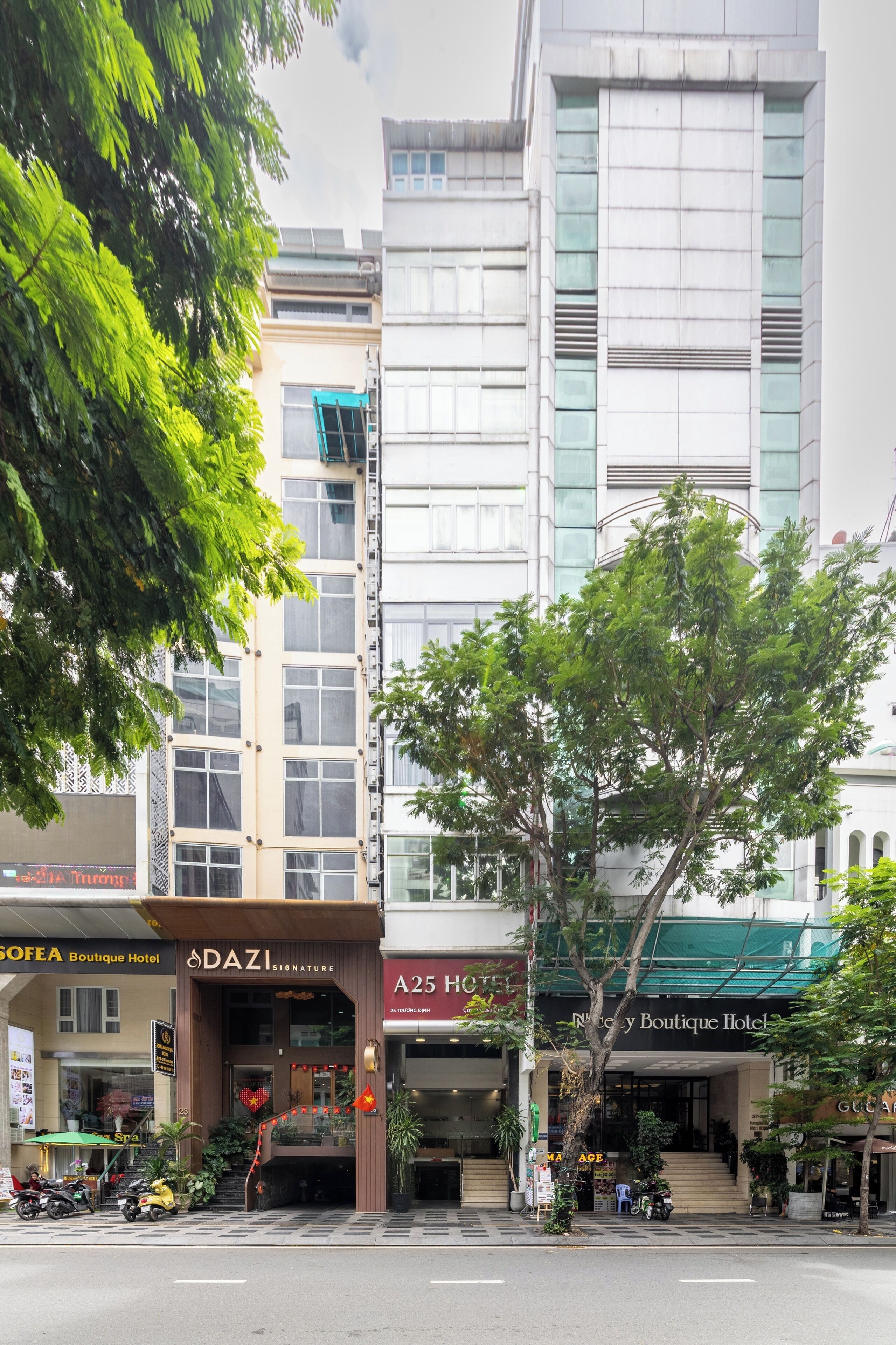 Majoituspaikan julkisivu