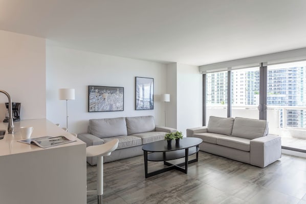 55-inch TV with cable channels