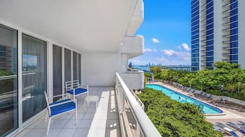 Apartment, 1 Schlafzimmer | Blick vom Balkon