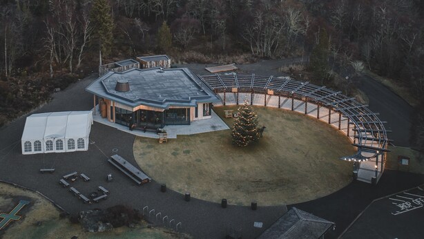 Aerial view - Mac & Wild Basecamp (Achany)