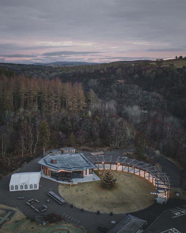 Aerial view - Mac & Wild Basecamp (Achany)