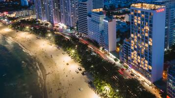 Front of property – evening/night