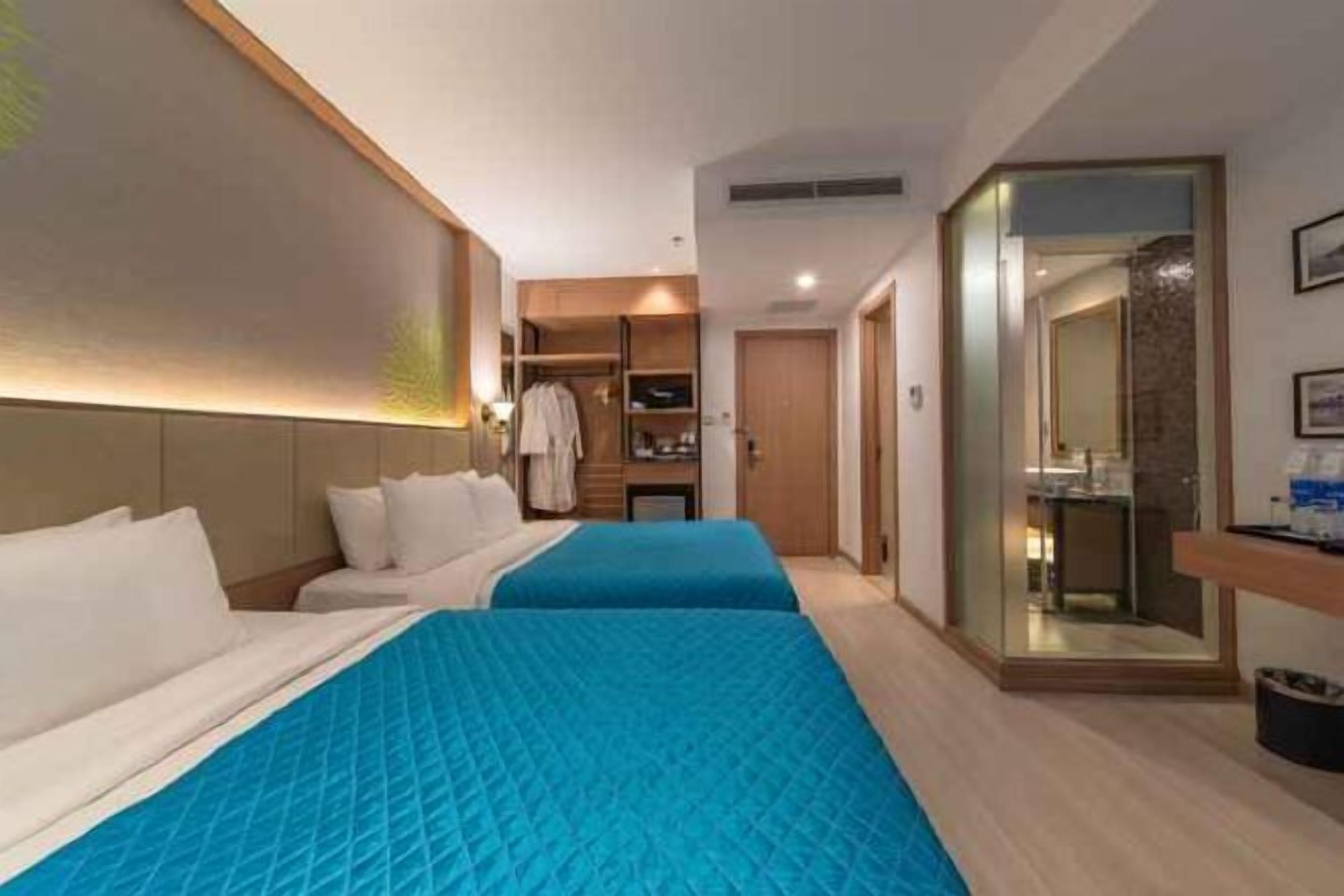 Hypo-allergenic bedding, minibar, in-room safe, individually furnished