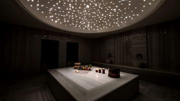 Couples treatment rooms, sauna, steam room, Turkish bath